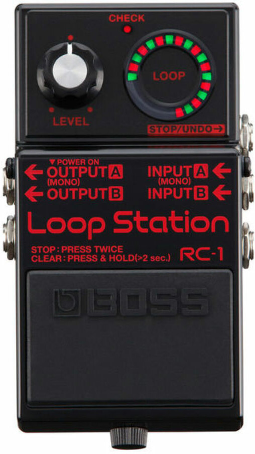 Boss Rc-1 Bk Loop Station - Pedal looper - Main picture