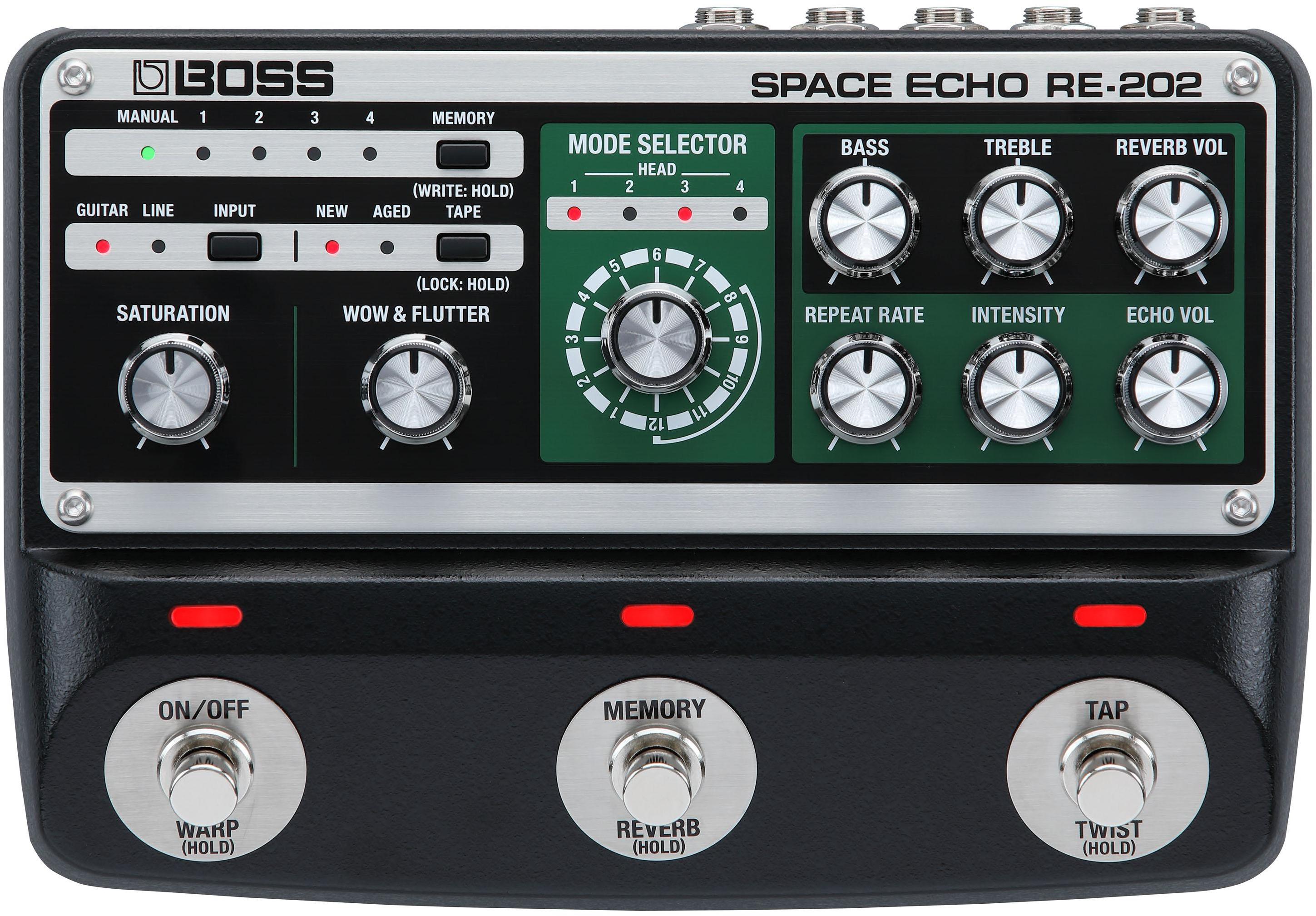 Pedal de reverb / delay / eco Boss RE-202 Space Echo