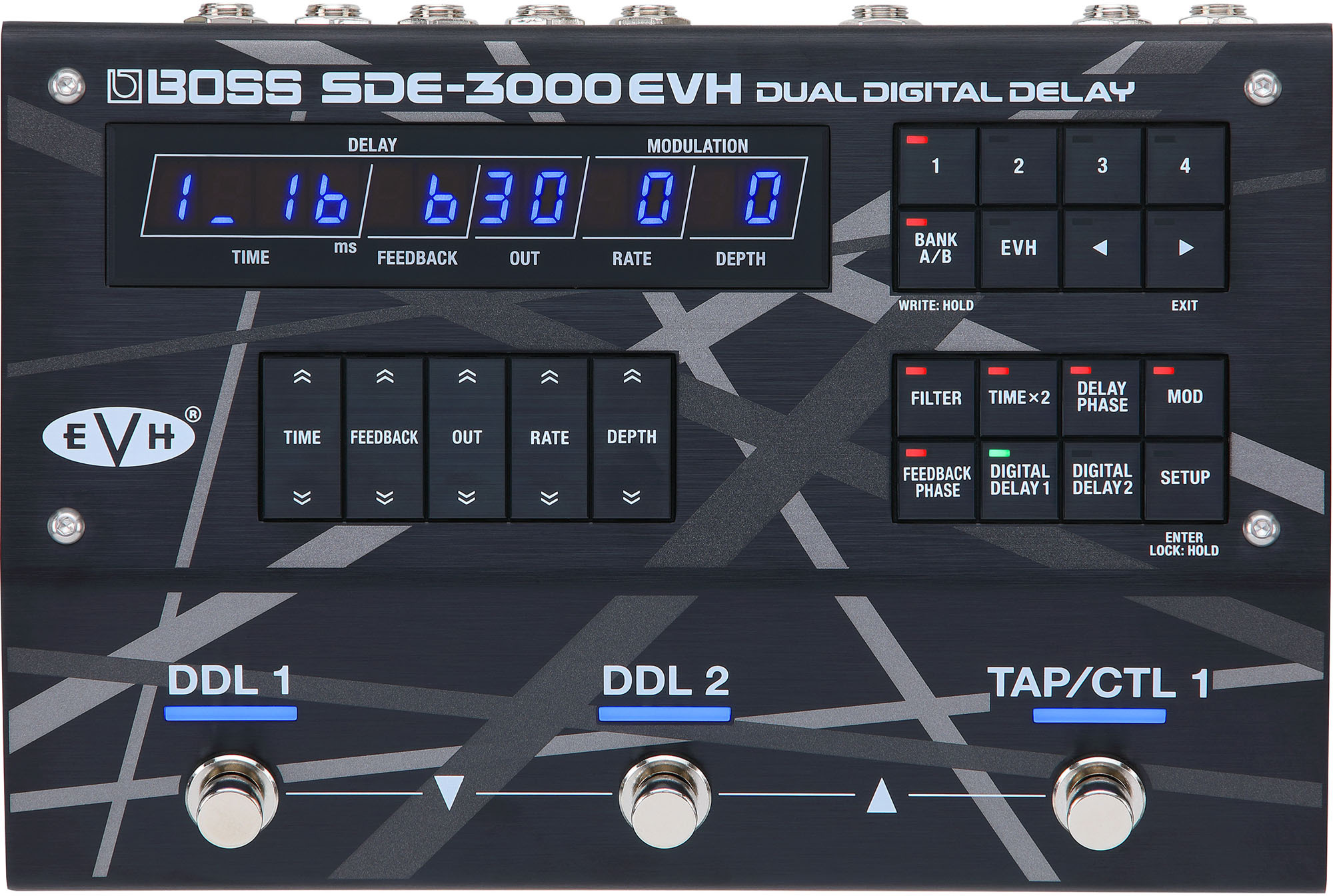 Boss Sde-3000-evh Eddie Van Halen Edition - Pedal de reverb / delay / eco - Main picture