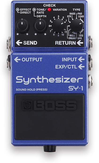 Boss Sy-1 Synthesizer - Pedal de chorus / flanger / phaser / modulación / trémolo - Main picture