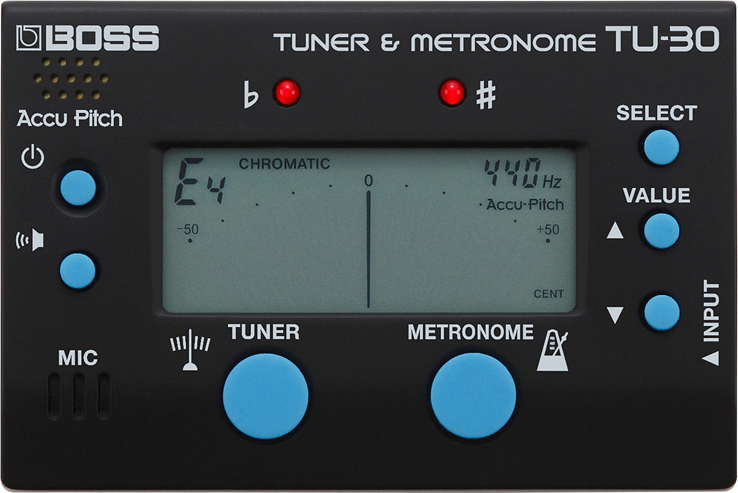 Boss Tu-30 Tuner & Metronome 2016 - Afinador de guitarra - Main picture