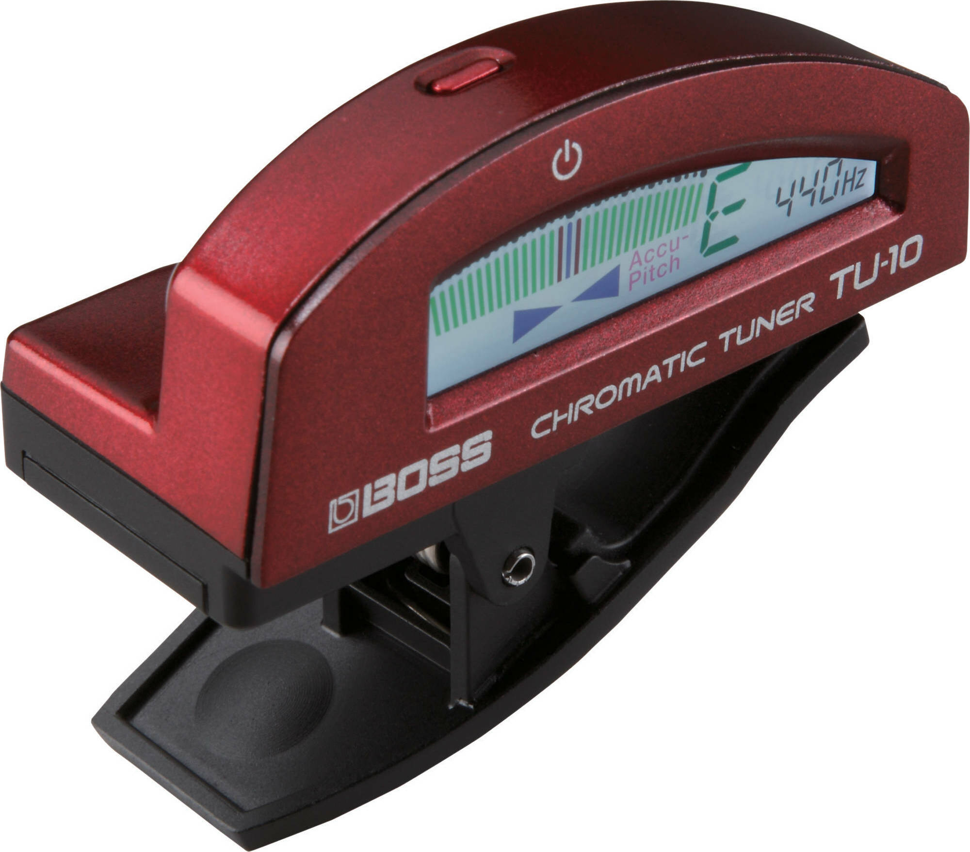 Boss Tu10 Clip On Chromatic Tuner Red - Afinador de guitarra - Main picture