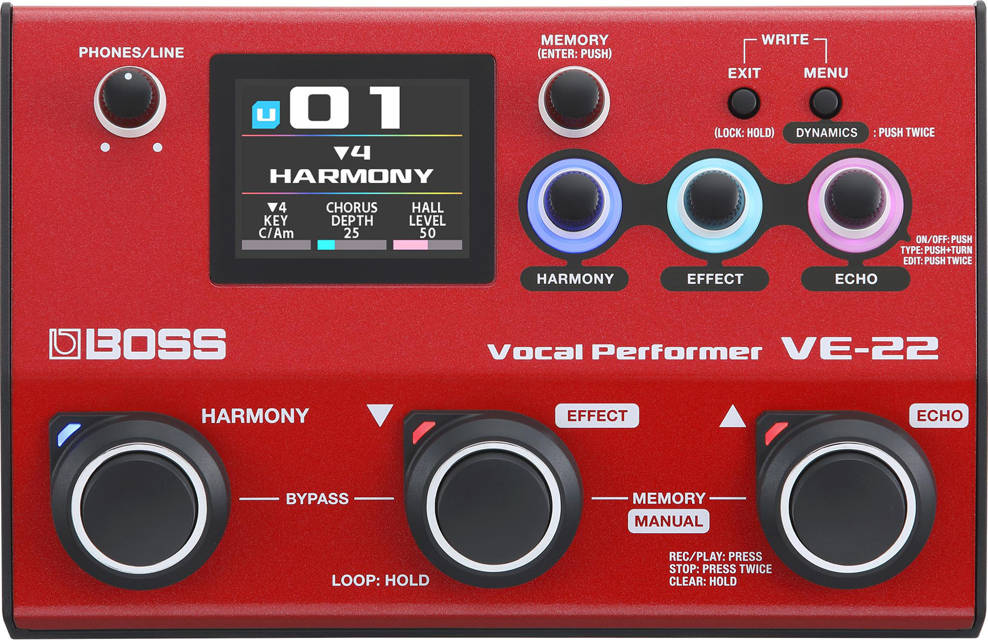 Boss Ve-22 Vocal Performer - Procesador de efectos - Main picture