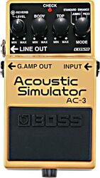 Pedal de chorus / flanger / phaser / modulación / trémolo Boss AC-3 Acoustic Simulator
