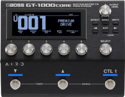 Simulacion de modelado de amplificador de guitarra Boss GT-1000CORE Guitar Effects Processor