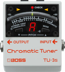 Afinador pedal Boss TU-3S Chromatic Tuner