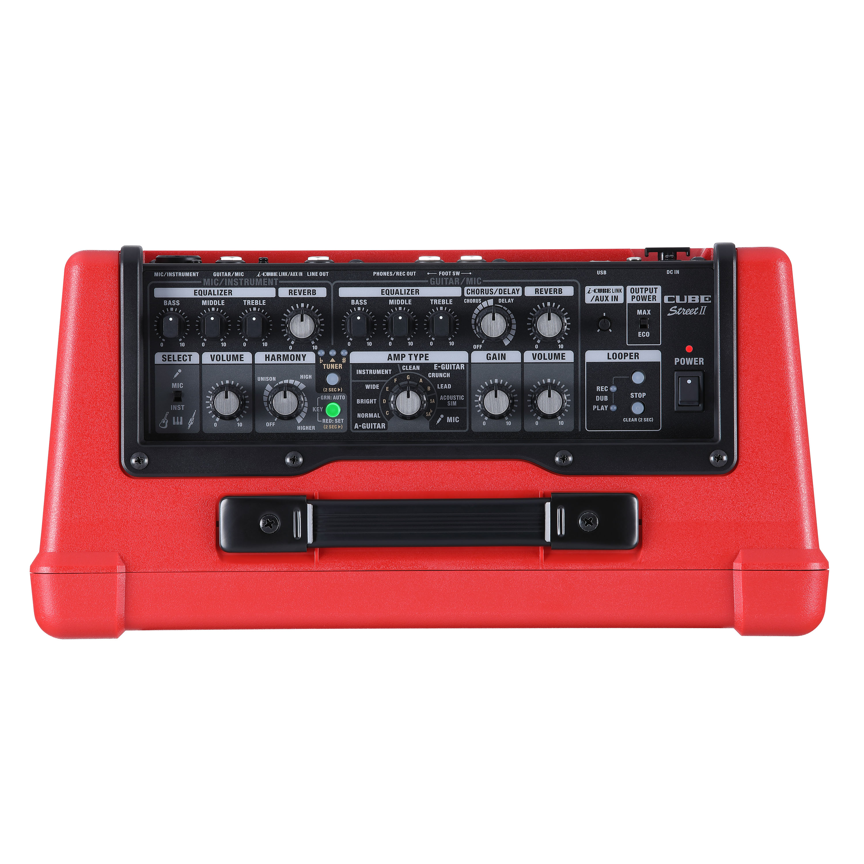 Boss Cube Street Ii Portable Amp 10w 2x3 Red - Combo amplificador para guitarra eléctrica - Variation 1