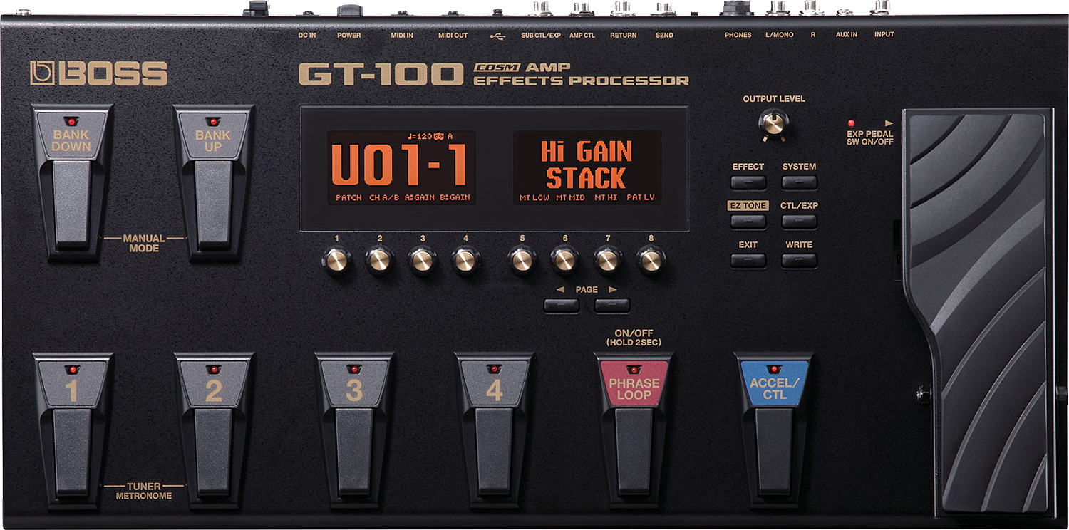 Boss Gt-100 V2.0 + Housse Gator - - Pack de efecto guitarra y bajo - Variation 1