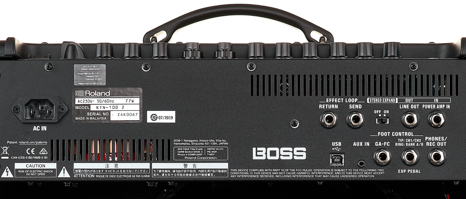 Boss Katana-100 Mkii 0.5/50/100w 1x12 - Combo amplificador para guitarra eléctrica - Variation 4