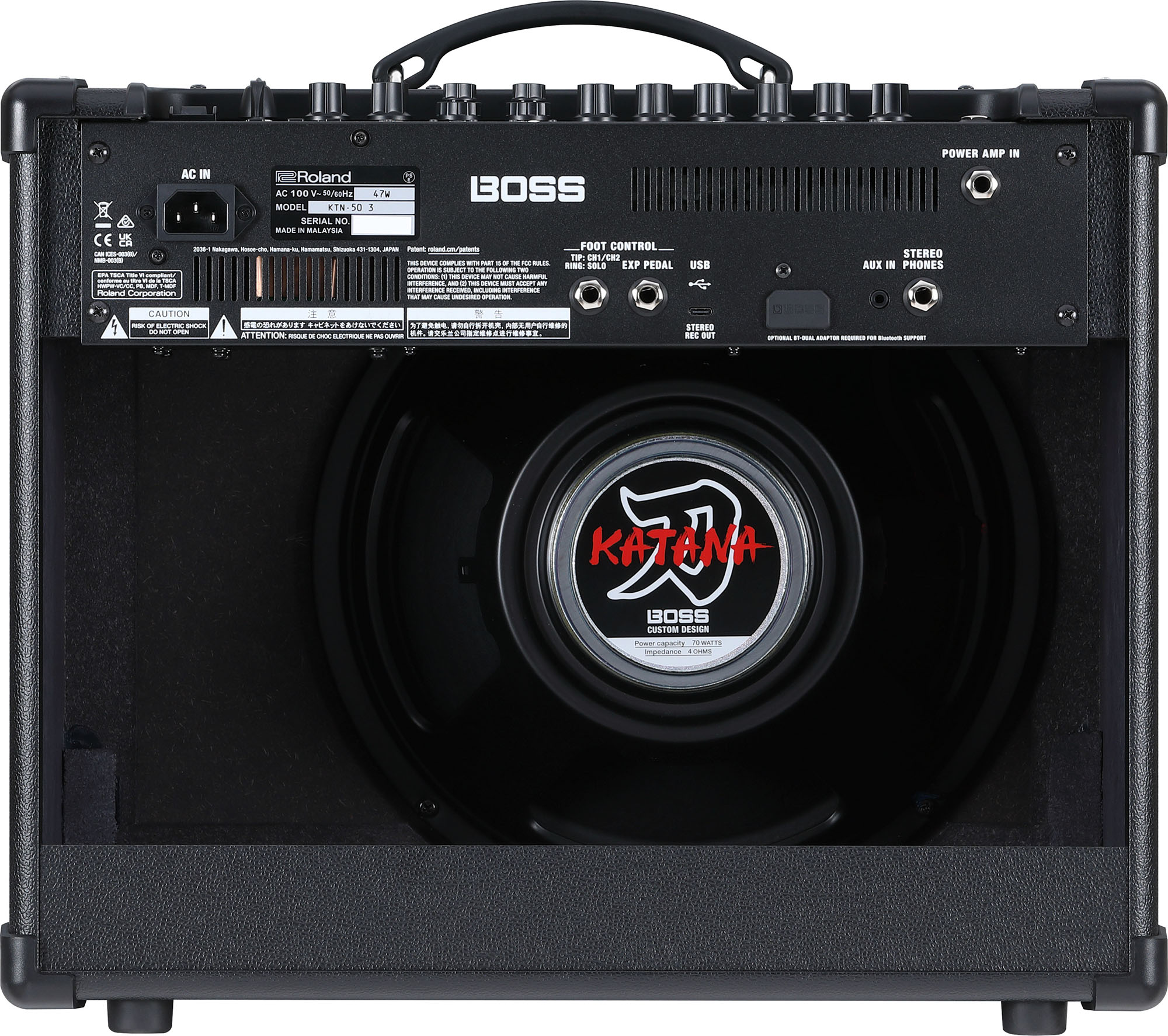 Boss Katana-50 Gen3 0.5/25/50w 1x12 - Combo amplificador para guitarra eléctrica - Variation 3