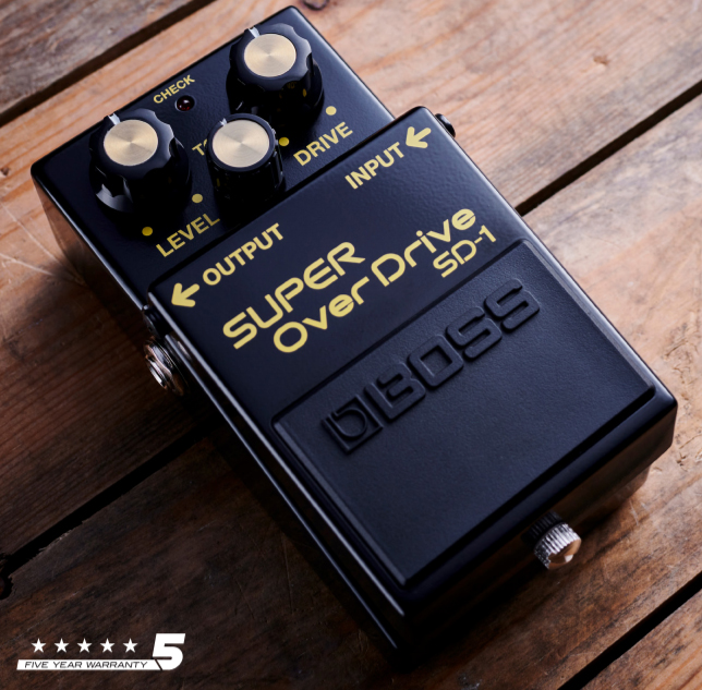 Boss Sd-1-4a Super Overdrive 40th Anniv. Ltd - Pedal overdrive / distorsión / fuzz - Variation 1