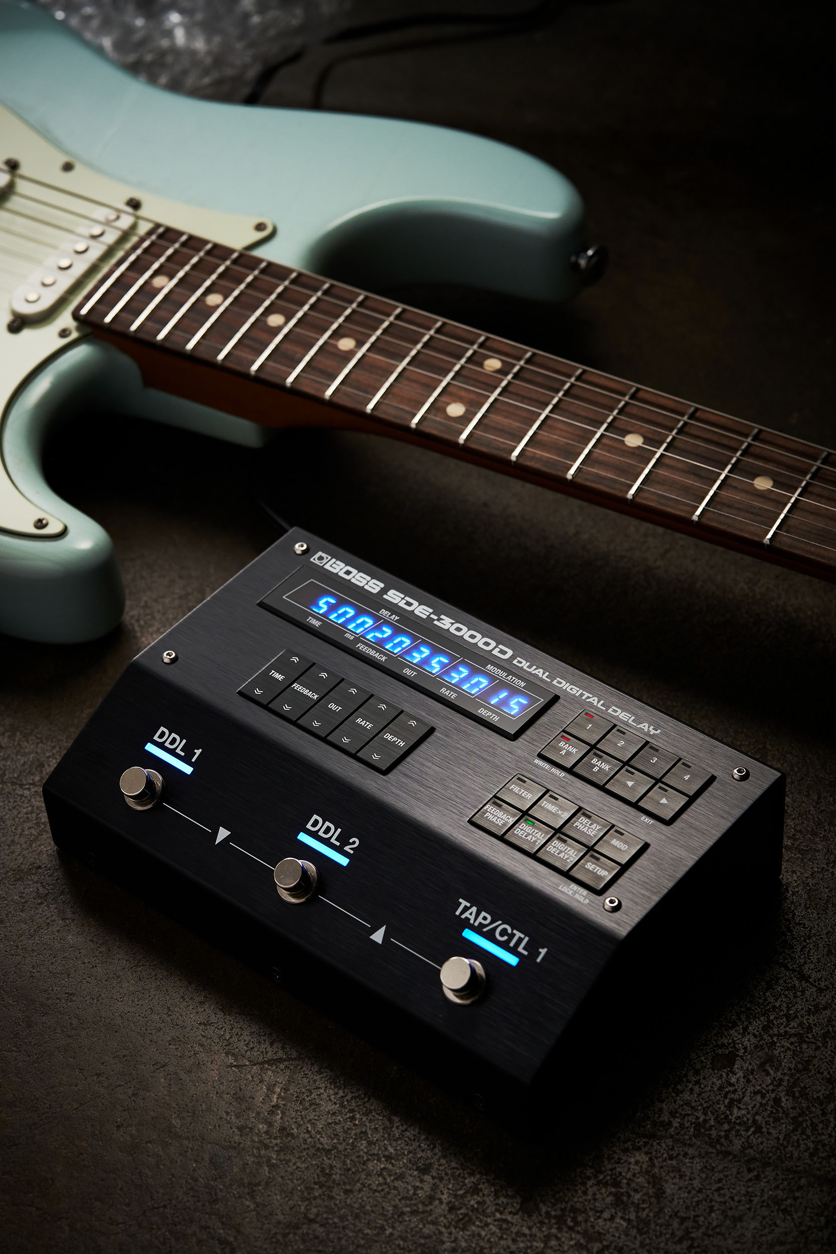 Boss Sde-3000d - Pedal de reverb / delay / eco - Variation 6