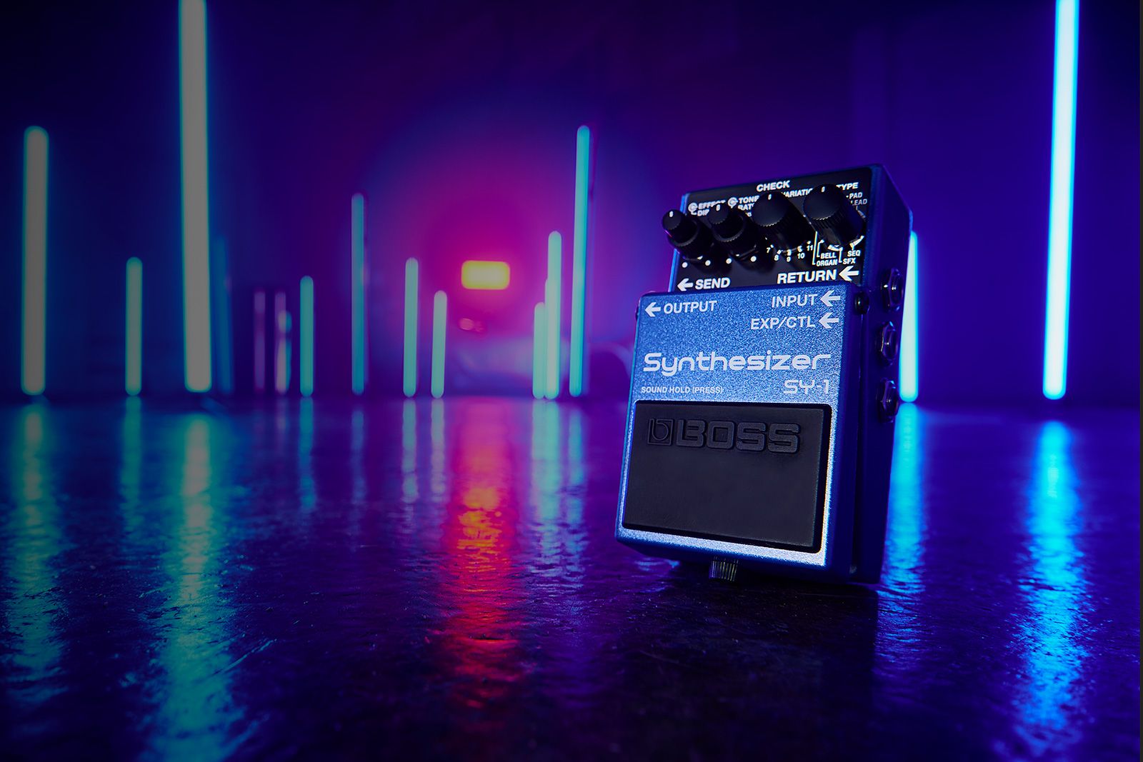 Boss Sy-1 Synthesizer - Pedal de chorus / flanger / phaser / modulación / trémolo - Variation 1