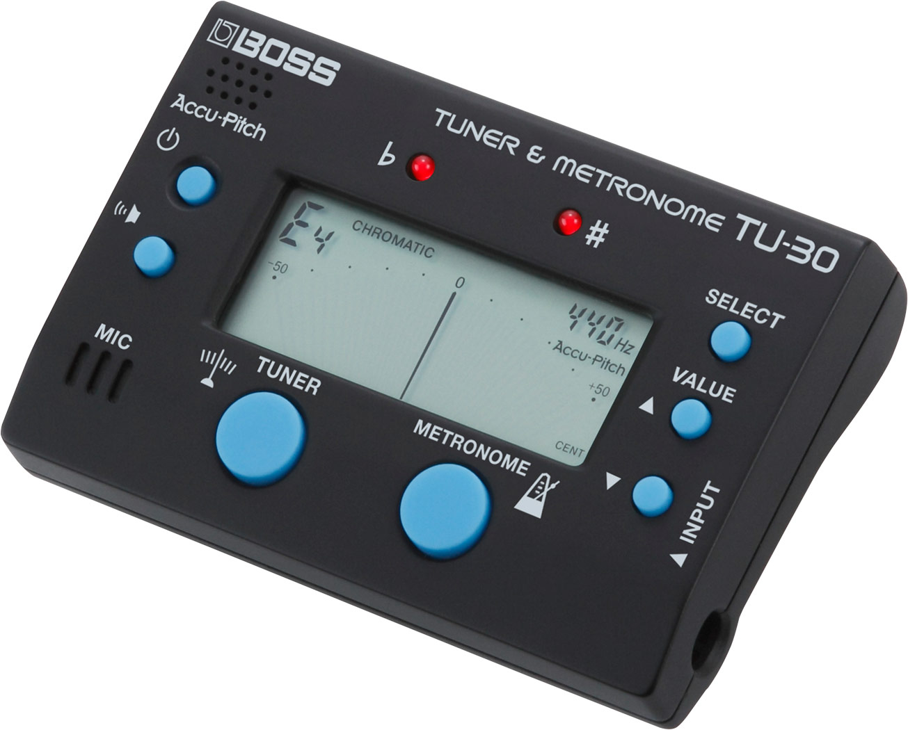 Boss Tu-30 Tuner & Metronome 2016 - Afinador de guitarra - Variation 2