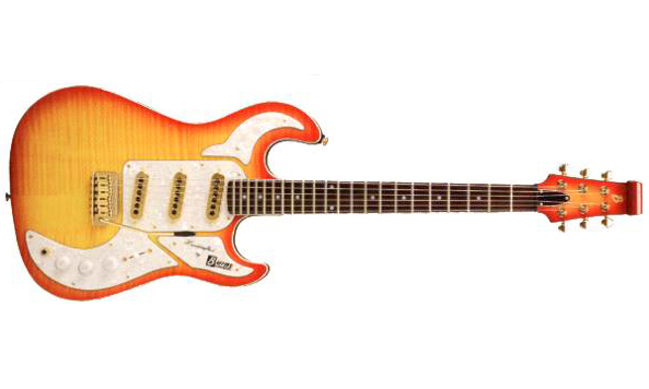 Burns Shadow Special Club Rw - Cherry Sunburst - Guitarra eléctrica con forma de str. - Variation 1