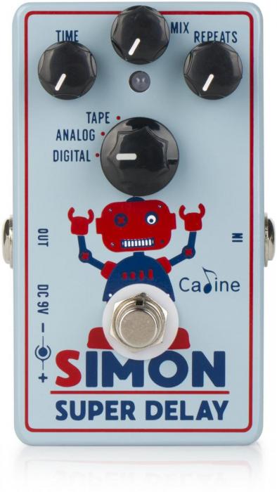 Pedal de reverb / delay / eco Caline Simon Super Delay