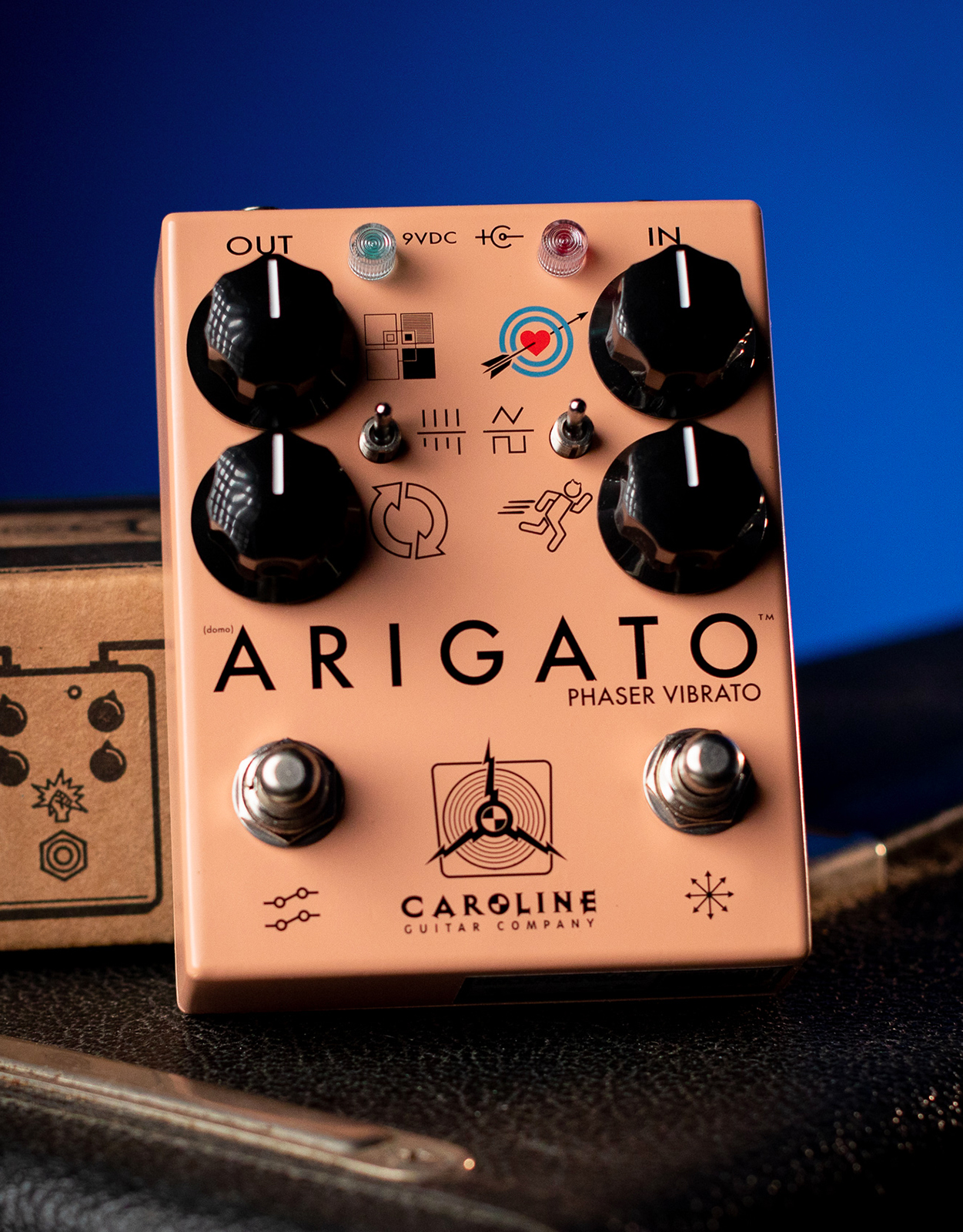 Caroline Guitar Arigato Phaser Vibrato - Pedal de chorus / flanger / phaser / modulación / trémolo - Variation 1