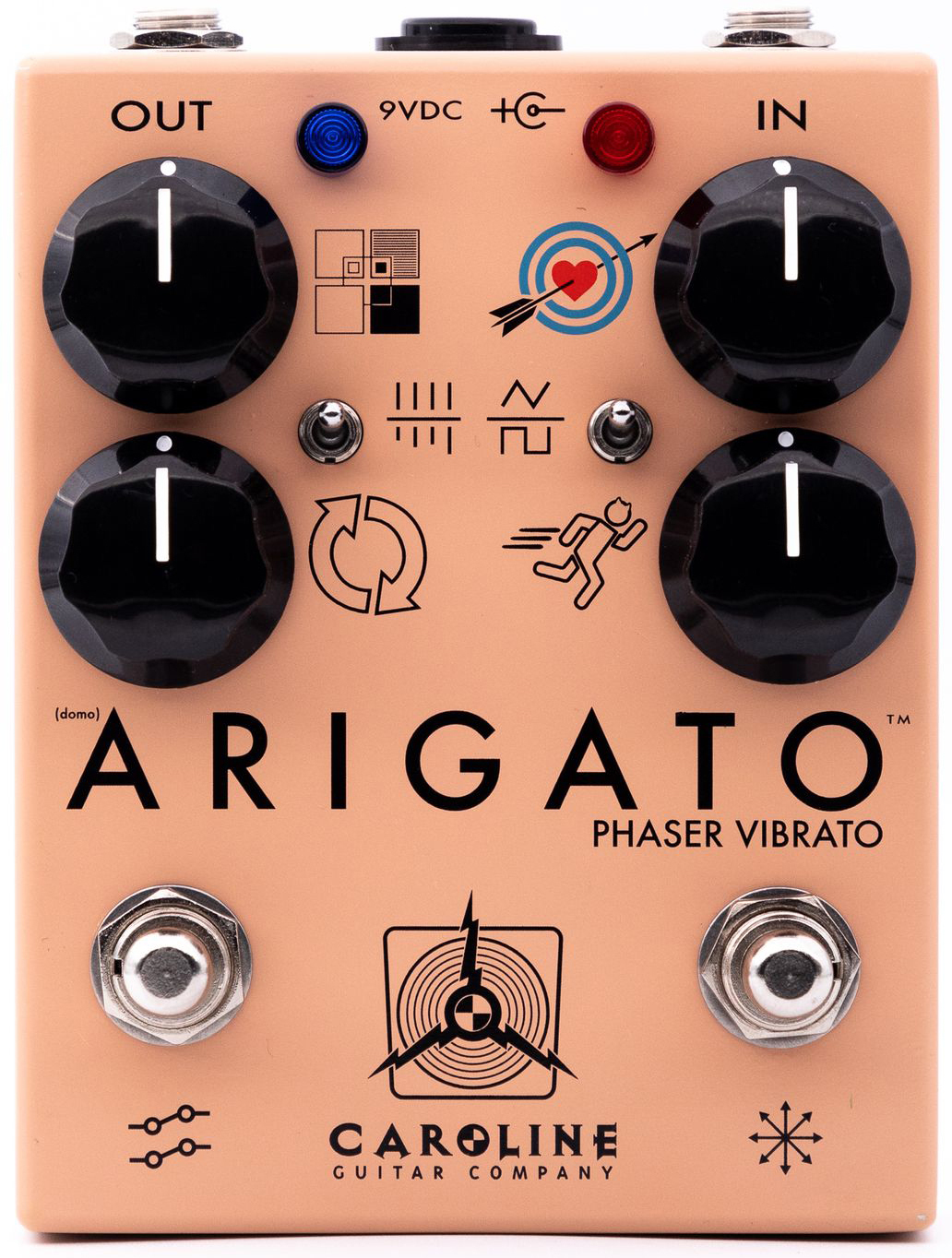 Caroline Guitar Arigato Phaser Vibrato - Pedal de chorus / flanger / phaser / modulación / trémolo - Main picture