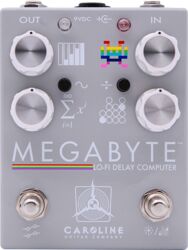 Pedal de reverb / delay / eco Caroline guitar MEGABYTE