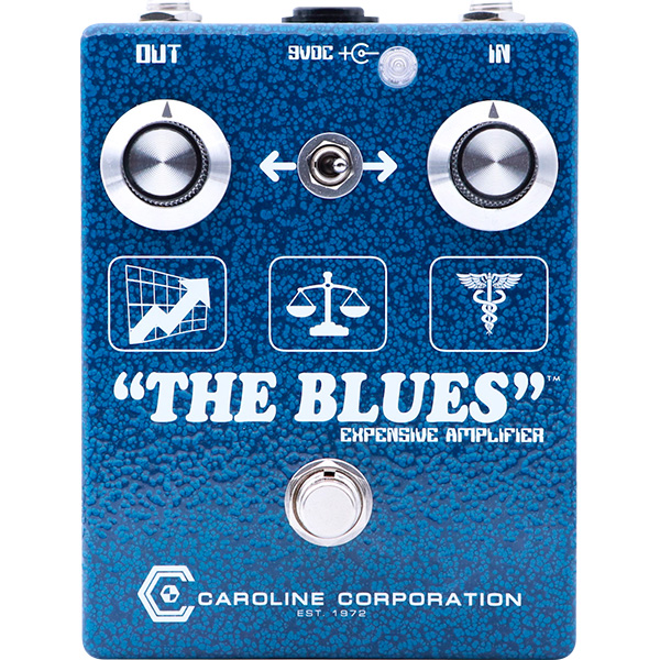 Pedal overdrive / distorsión / fuzz Caroline guitar The Blues Overdrive