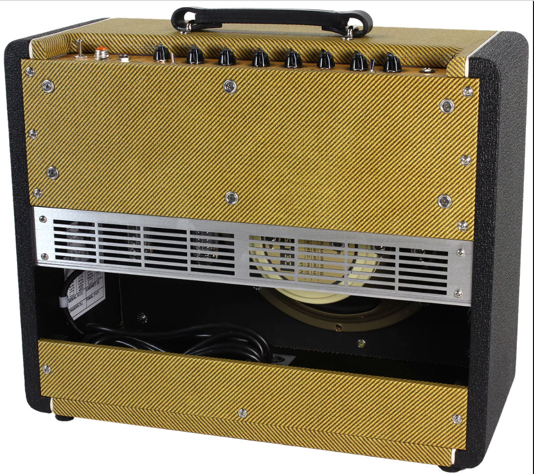 Carr Amplifiers Mercury V 1-12 Combo 16w 1x12 6v6 Black/tweed - Combo amplificador para guitarra eléctrica - Variation 1