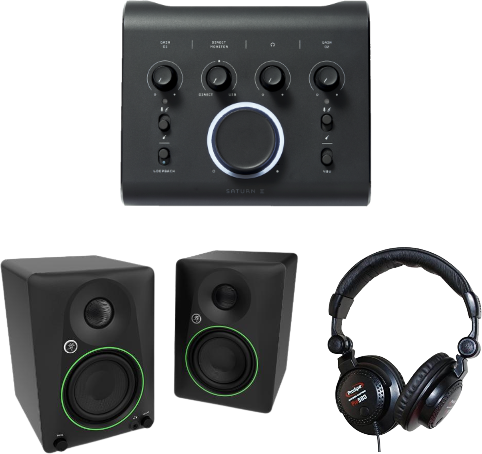 Carver Pro Saturn Ii + Casque Studio + Paire D'enceinte - Interface de audio USB - Main picture