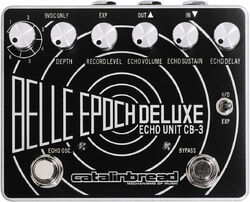 Pedal de reverb / delay / eco Catalinbread Belle Epoch Deluxe Black & Silver