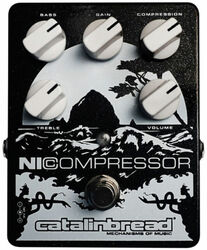 Pedal compresor / sustain / noise gate Catalinbread Nicompressor - Silver On Black