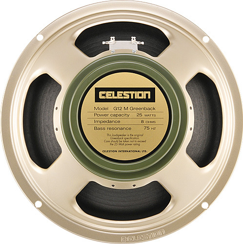 Celestion Classic G12m Greenback 12inc. 30.5cm 25w 16-ohms - Altavoces - Main picture