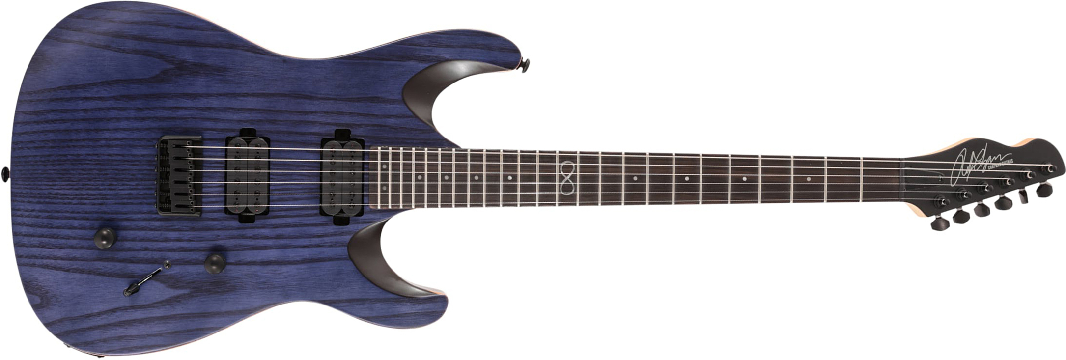 Chapman Guitars Ml1 Modern 2022 Standard 2h Ht Eb - Deep Blue Satin - Guitarra eléctrica con forma de str. - Main picture
