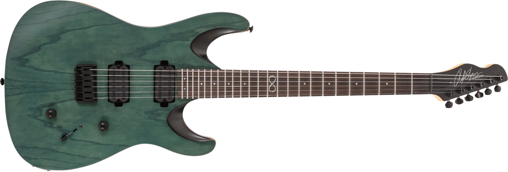 Chapman Guitars Ml1 Modern 2022 Standard 2h Ht Eb - Sage Green Satin - Guitarra eléctrica con forma de str. - Main picture