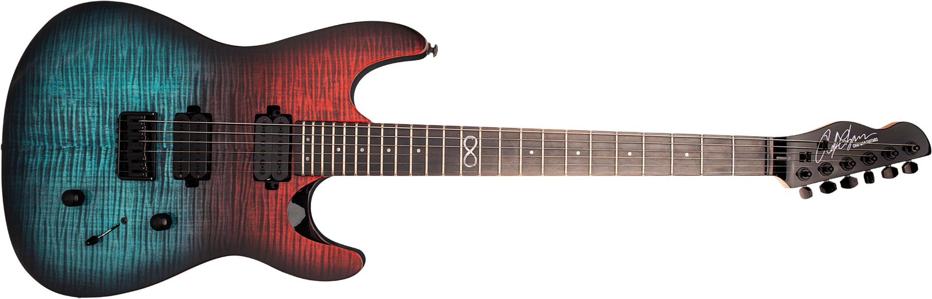 Chapman Guitars Ml1 Modern Standard V2 Hh Ht Eb - Red Sea - Guitarra eléctrica de doble corte - Main picture