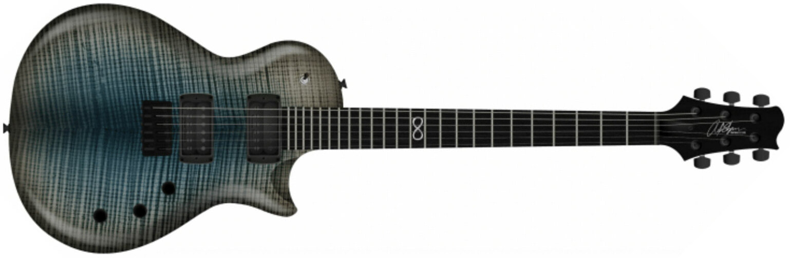 Chapman Guitars Ml2 Pro Modern Hh Seymour Duncan Ht Eb - Azure Blue - Guitarra eléctrica de corte único. - Main picture