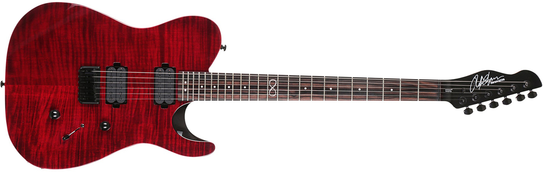 Chapman Guitars Ml3 Standard Modern V2 Hh Ht Eb - Incarnadine - Guitarra eléctrica con forma de tel - Main picture