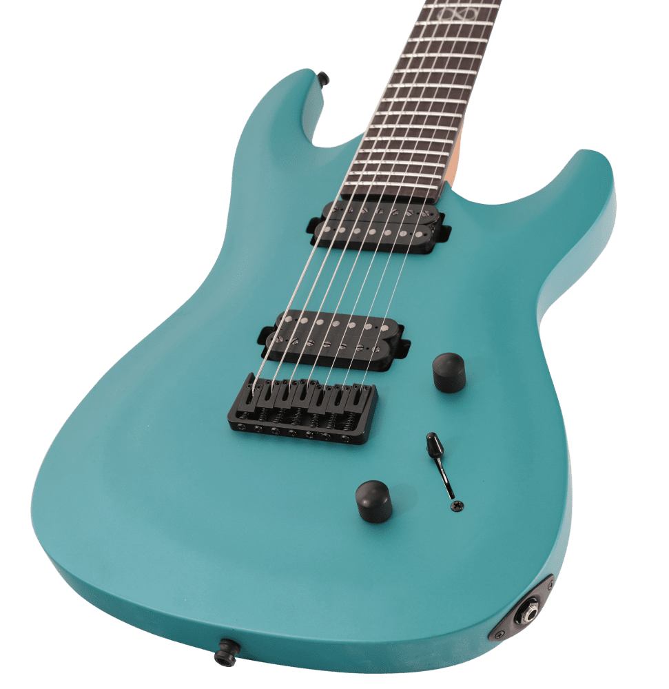 Chapman Guitars Ml1-7 Modern Pro 7c 2h Seymour Duncan  Ht Eb - Liquid Teal Metallic Satin - Guitarra eléctrica de 7 cuerdas - Variation 3