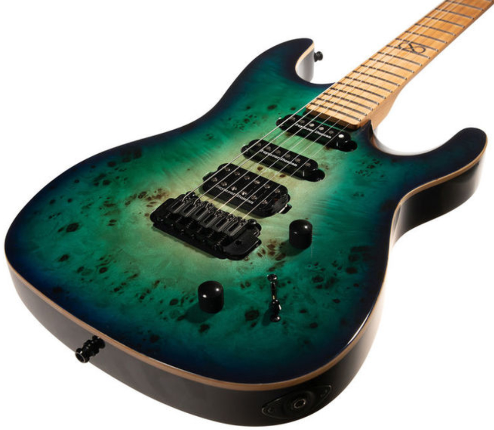 Chapman Guitars Ml1 Hybrid Pro Hss Seymour Duncan Trem Mn - Turquoise Rain - Guitarra eléctrica con forma de str. - Variation 2