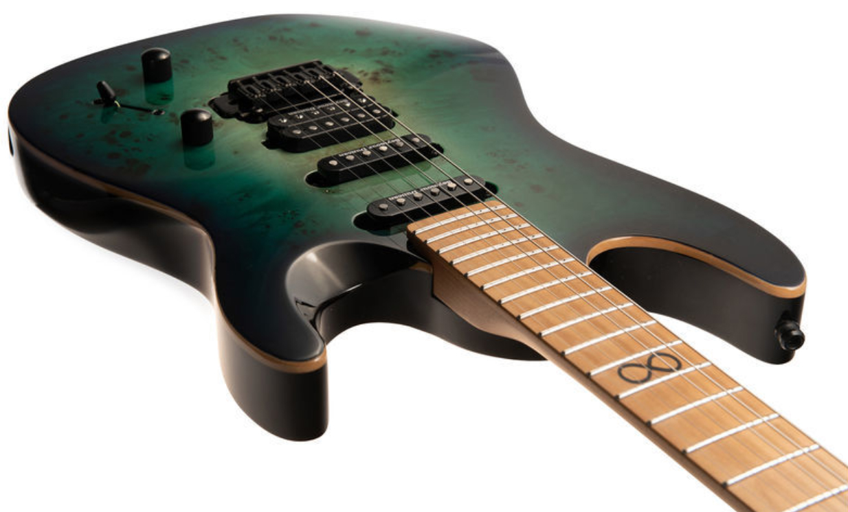 Chapman Guitars Ml1 Hybrid Pro Hss Seymour Duncan Trem Mn - Turquoise Rain - Guitarra eléctrica con forma de str. - Variation 3
