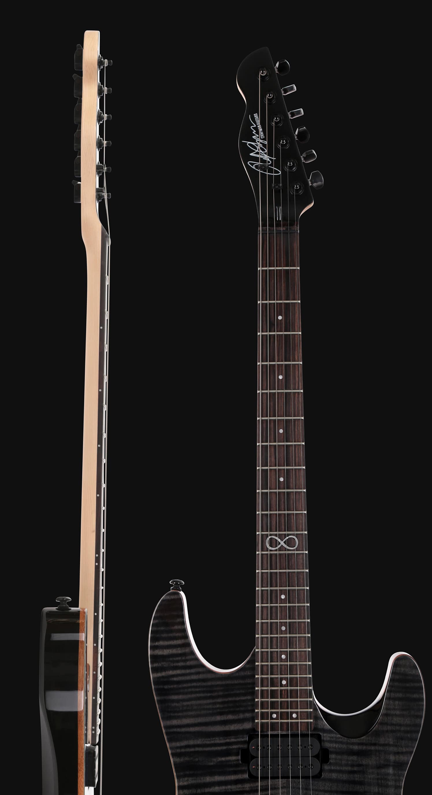 Chapman Guitars Ml1 Standard Modern V2 Hh Ht Eb - Lunar - Guitarra eléctrica de doble corte - Variation 3