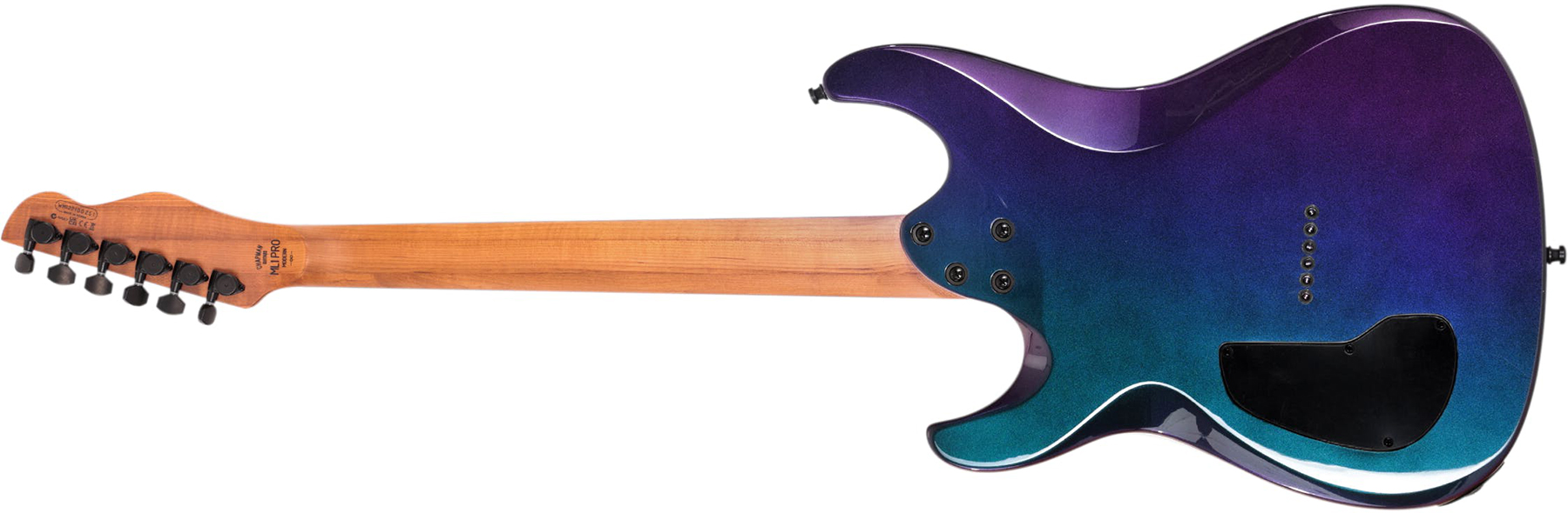 Chapman Guitars Ml1 Modern Pro 2h Seymour Duncan  Ht Eb - Morpheus Purple Flip - Guitarra eléctrica con forma de str. - Variation 1