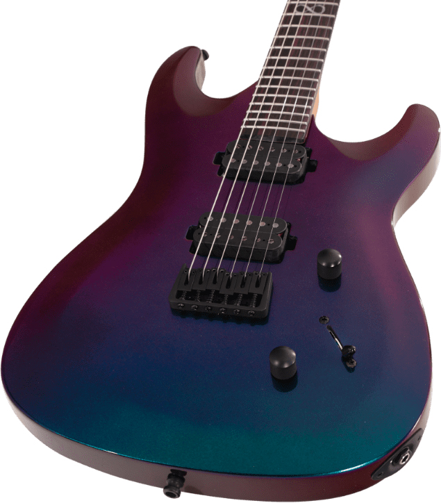 Chapman Guitars Ml1 Modern Pro 2h Seymour Duncan  Ht Eb - Morpheus Purple Flip - Guitarra eléctrica con forma de str. - Variation 3