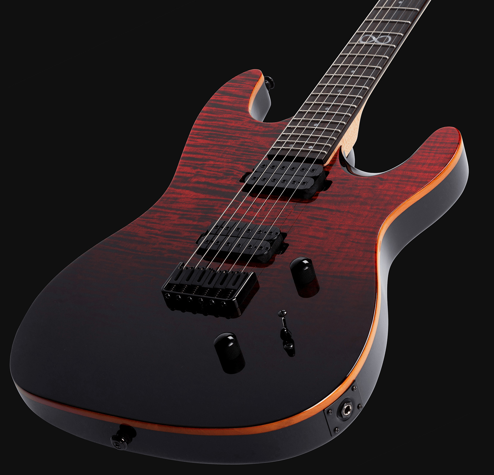 Chapman Guitars Ml1 Modern Standard V2 Hh Ht Eb - Black Blood - Guitarra eléctrica de doble corte - Variation 2