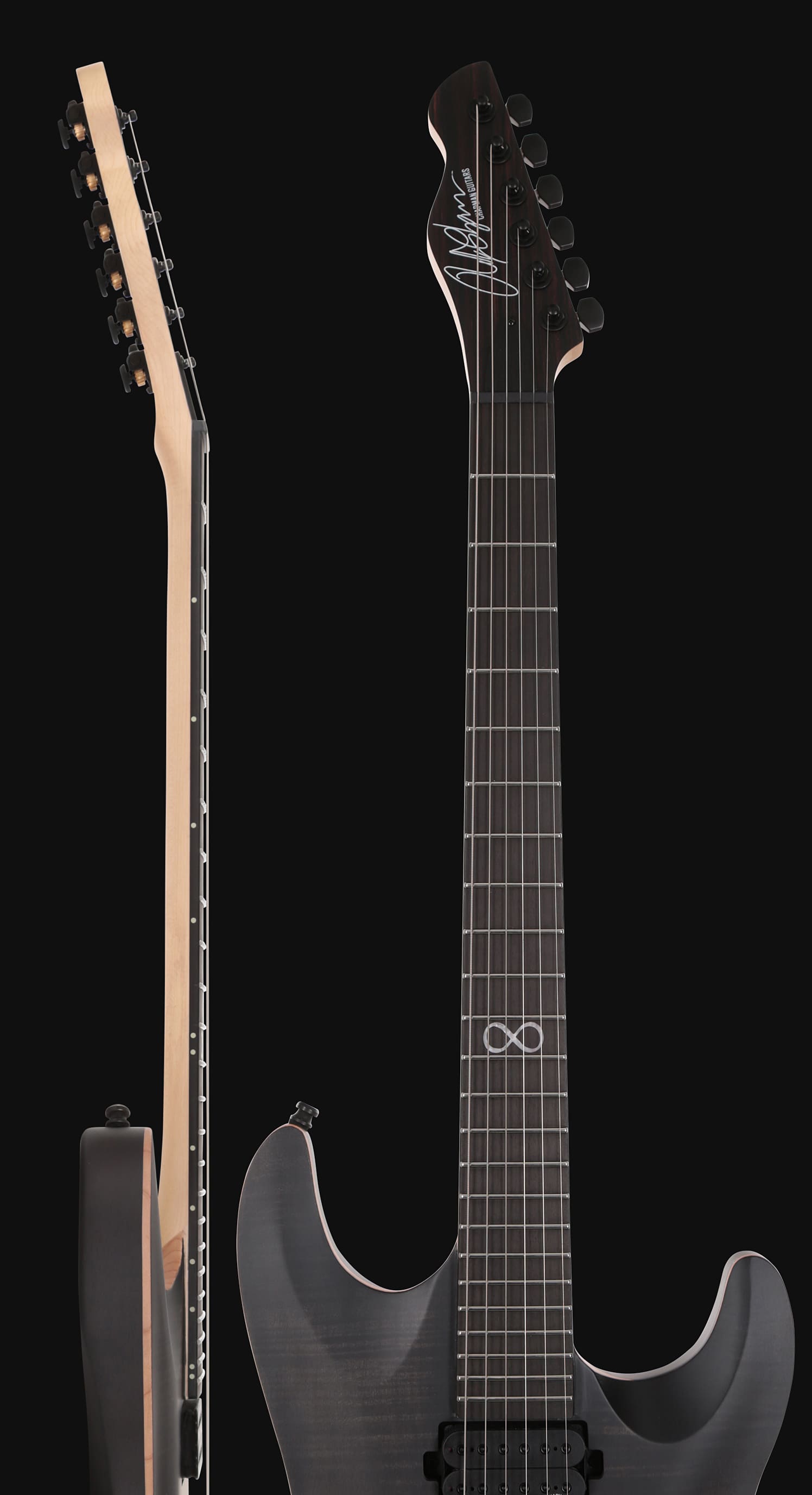 Chapman Guitars Ml1 Pro Modern Hh Ht Eb - Lunar Satin - Guitarra eléctrica con forma de str. - Variation 3