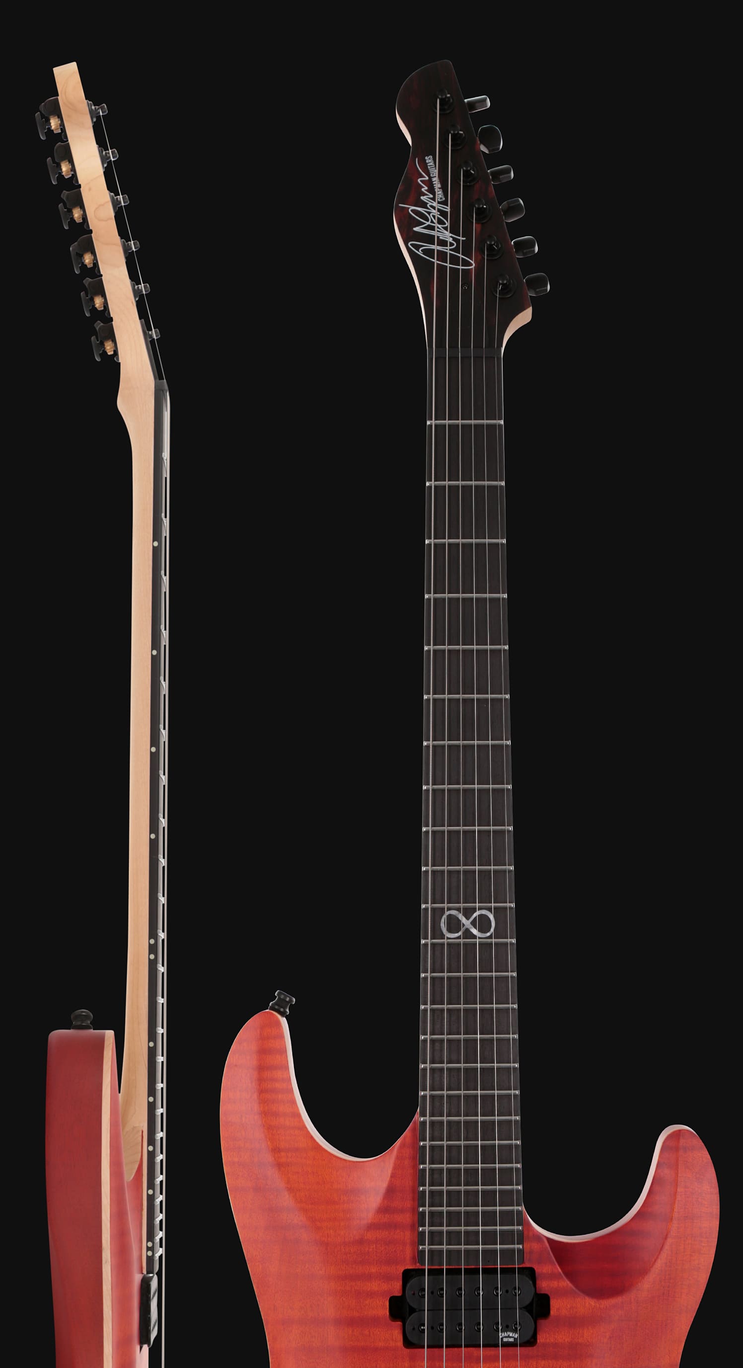 Chapman Guitars Ml1 Pro Modern Hh Ht Eb - Sun Satin - Guitarra eléctrica con forma de str. - Variation 3