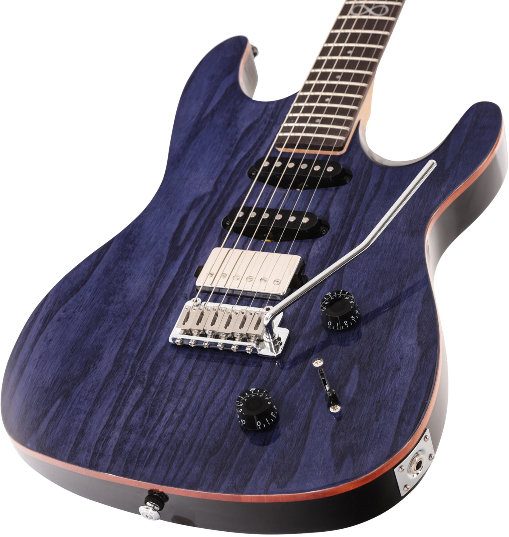 Chapman Guitars Ml1x Hss Trem Eb - Trans Deep Blue - Guitarra eléctrica con forma de str. - Variation 3