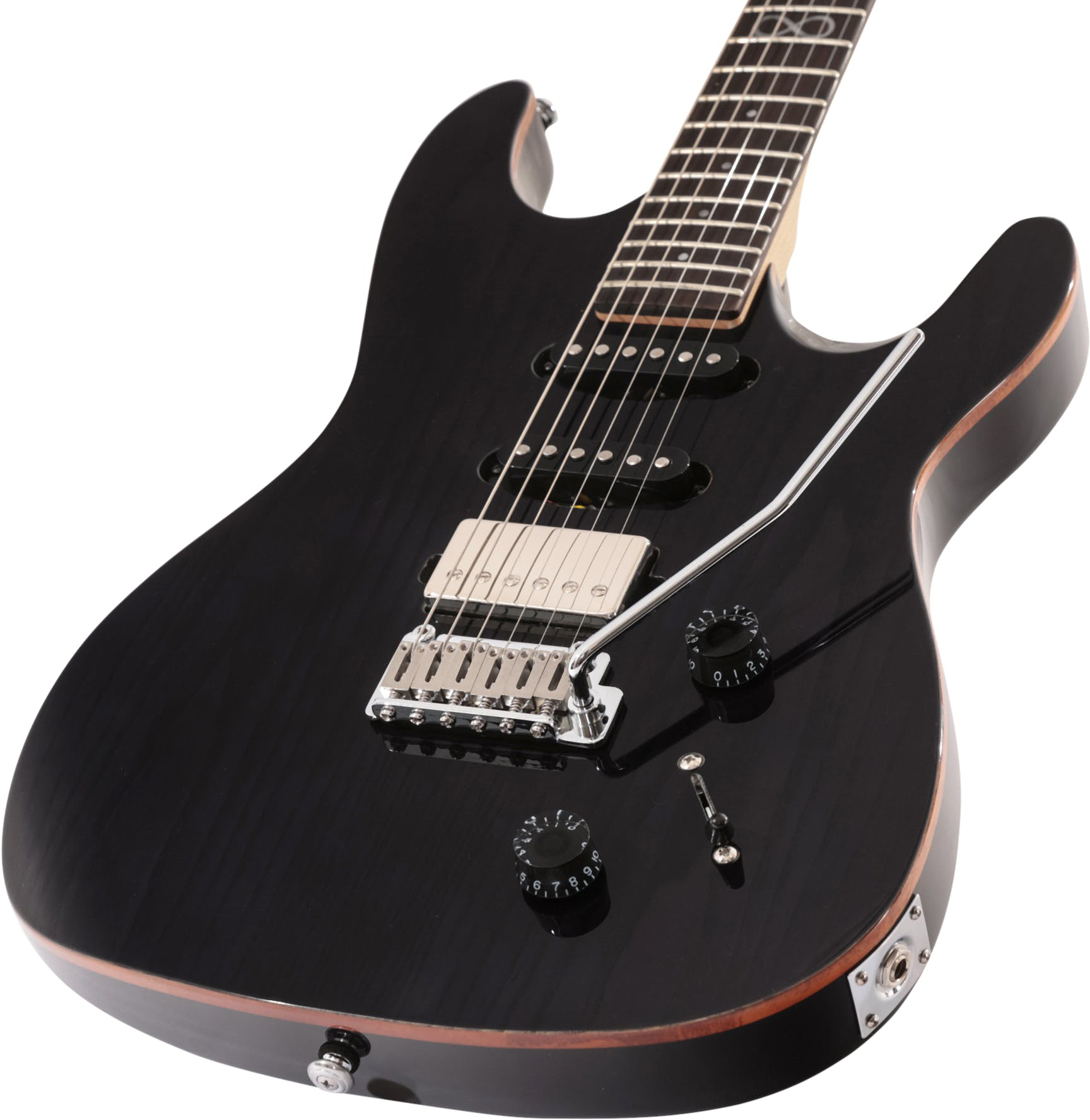 Chapman Guitars Ml1x Hss Trem Eb - Trans Black - Guitarra eléctrica con forma de str. - Variation 3