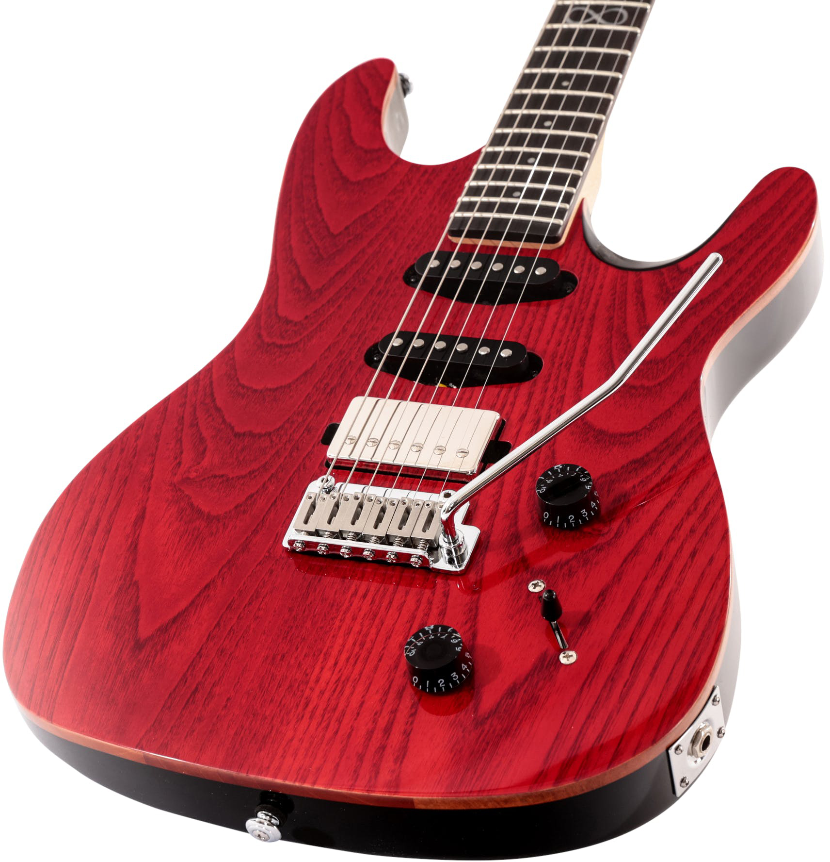 Chapman Guitars Ml1x Hss Trem Eb - Trans Deep Red - Guitarra eléctrica con forma de str. - Variation 3