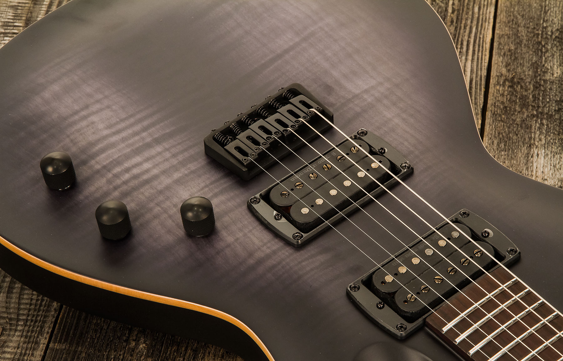 Chapman Guitars Ml2 Pro Modern Hh Seymour Duncan Ht Eb - River Styx Black - Guitarra eléctrica de corte único. - Variation 3
