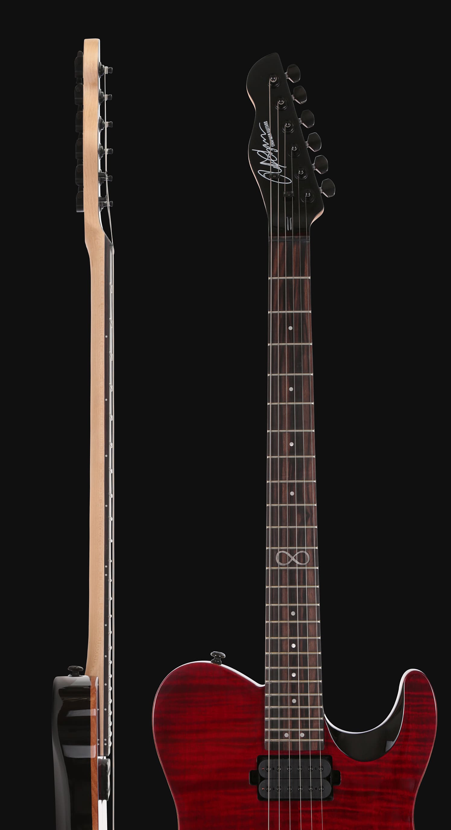 Chapman Guitars Ml3 Standard Modern V2 Hh Ht Eb - Incarnadine - Guitarra eléctrica con forma de tel - Variation 3