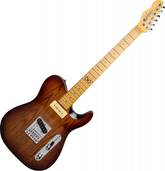 Guitarra eléctrica de cuerpo sólido Chapman guitars Standard ML3 Traditional - Tobacco ash