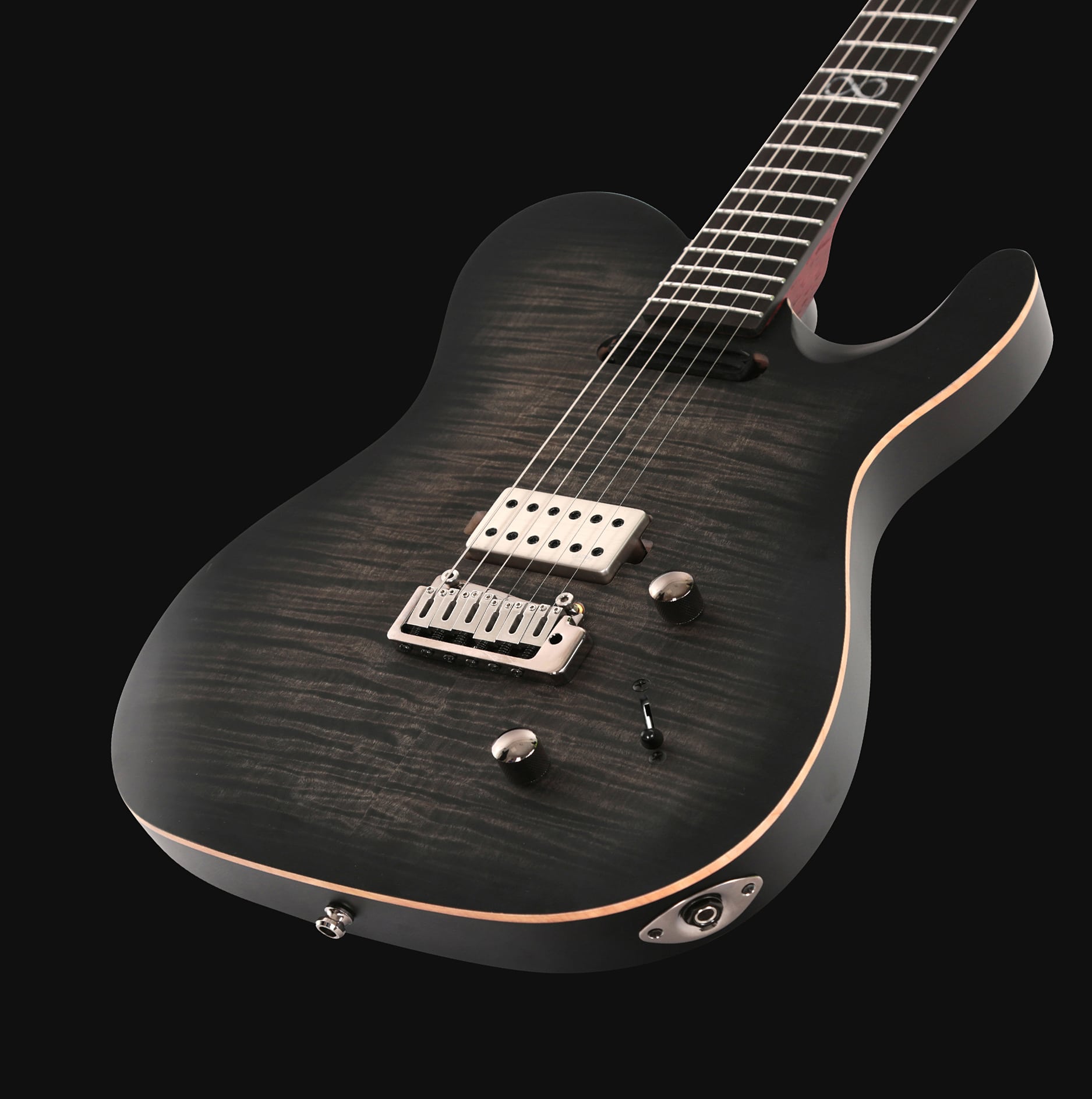 Chapman Guitars Rabea Massaad Ml3 Bea Signature Hh Trem Eb - Smoke Satin - Guitarra eléctrica con forma de tel - Variation 3